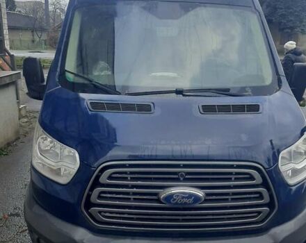 Синий Форд Транзит, объемом двигателя 2.2 л и пробегом 211 тыс. км за 15400 $, фото 1 на Automoto.ua