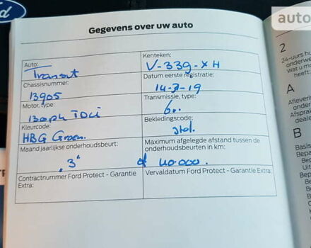 Зелений Форд Транзит, об'ємом двигуна 2 л та пробігом 220 тис. км за 15800 $, фото 58 на Automoto.ua