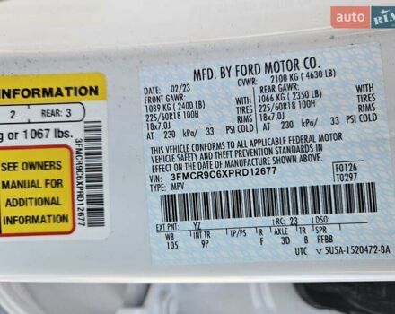 Белый Форд Bronco Sport, объемом двигателя 1.5 л и пробегом 6 тыс. км за 23500 $, фото 41 на Automoto.ua