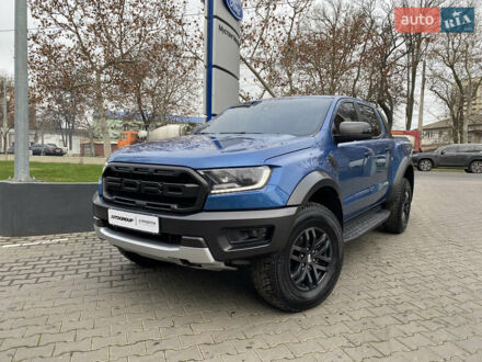 Синий Форд Ranger Raptor, объемом двигателя 2 л и пробегом 124 тыс. км за 43700 $, фото 1 на Automoto.ua