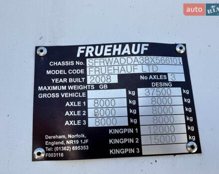 Білий Фрухауф D33C, об'ємом двигуна 0 л та пробігом 385 тис. км за 13000 $, фото 4 на Automoto.ua