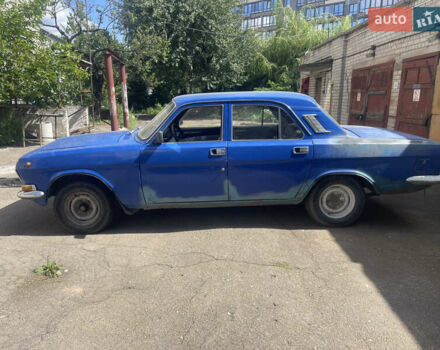 Синий ГАЗ 24-10 Волга, объемом двигателя 2.45 л и пробегом 100 тыс. км за 1000 $, фото 1 на Automoto.ua