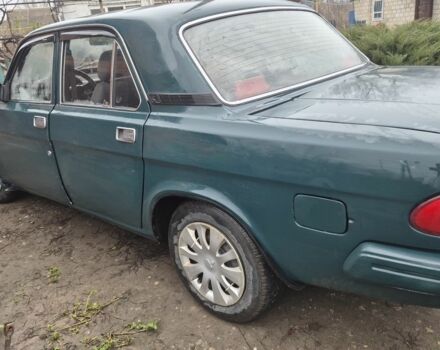 Зеленый ГАЗ 24-10 Волга, объемом двигателя 2.4 л и пробегом 300 тыс. км за 600 $, фото 2 на Automoto.ua
