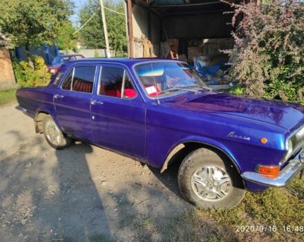 Синий ГАЗ 24, объемом двигателя 2 л и пробегом 100 тыс. км за 1500 $, фото 1 на Automoto.ua