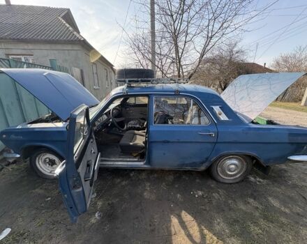 Синий ГАЗ 24, объемом двигателя 2.5 л и пробегом 100 тыс. км за 389 $, фото 1 на Automoto.ua
