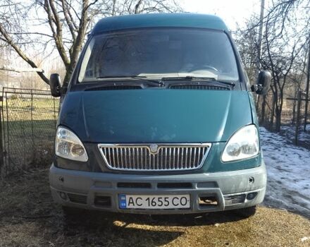 Зеленый ГАЗ 2752 Соболь, объемом двигателя 2 л и пробегом 244 тыс. км за 1700 $, фото 1 на Automoto.ua
