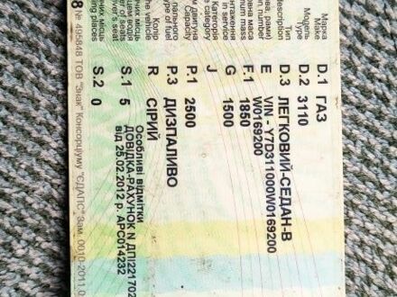 ГАЗ 3110 Волга 1998 в Каменское - Днепродзержинск на Automoto.ua Серый ГАЗ 3110 Волга, объемом двигателя 2.5 л и пробегом 400 тыс. км за 595 $, фото 1 на Automoto.ua