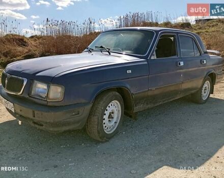 Синий ГАЗ 3110 Волга, объемом двигателя 2.45 л и пробегом 154 тыс. км за 400 $, фото 1 на Automoto.ua