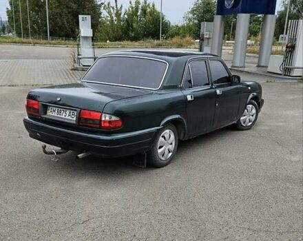 Зеленый ГАЗ 3110 Волга, объемом двигателя 2.5 л и пробегом 100 тыс. км за 1000 $, фото 4 на Automoto.ua