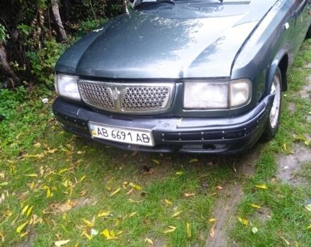 Зеленый ГАЗ 3110 Волга, объемом двигателя 2.4 л и пробегом 190 тыс. км за 999 $, фото 1 на Automoto.ua