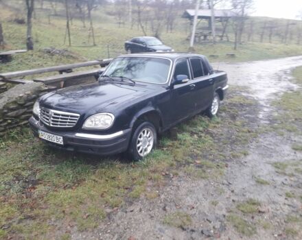 Черный ГАЗ 31105 Волга, объемом двигателя 2.4 л и пробегом 150 тыс. км за 947 $, фото 1 на Automoto.ua