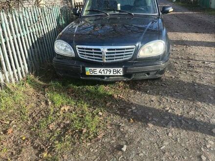 Черный ГАЗ 31105 Волга, объемом двигателя 2.3 л и пробегом 230 тыс. км за 1000 $, фото 1 на Automoto.ua