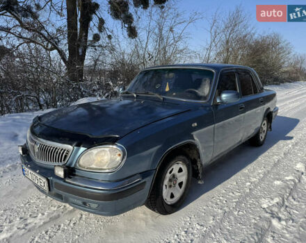Синий ГАЗ 31105 Волга, объемом двигателя 2.29 л и пробегом 390 тыс. км за 1800 $, фото 1 на Automoto.ua