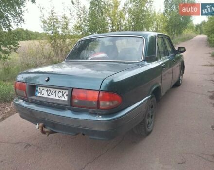 Зеленый ГАЗ 31105 Волга, объемом двигателя 2.29 л и пробегом 180 тыс. км за 750 $, фото 2 на Automoto.ua