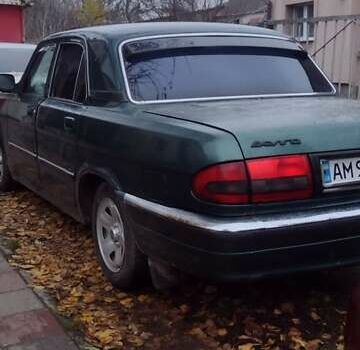 Зеленый ГАЗ 31105 Волга, объемом двигателя 2.43 л и пробегом 130 тыс. км за 1550 $, фото 1 на Automoto.ua