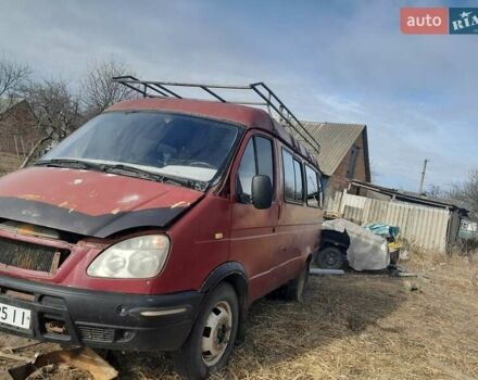 Красный ГАЗ 3221 Газель, объемом двигателя 2.3 л и пробегом 400 тыс. км за 1950 $, фото 3 на Automoto.ua