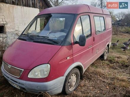 Красный ГАЗ 3221 Газель, объемом двигателя 2.29 л и пробегом 88 тыс. км за 2500 $, фото 1 на Automoto.ua