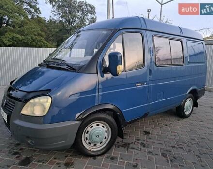 Синий ГАЗ 3221 Газель, объемом двигателя 2.46 л и пробегом 122 тыс. км за 2600 $, фото 2 на Automoto.ua