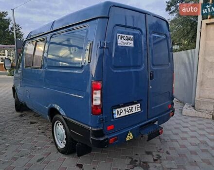 Синий ГАЗ 3221 Газель, объемом двигателя 2.46 л и пробегом 122 тыс. км за 2600 $, фото 1 на Automoto.ua