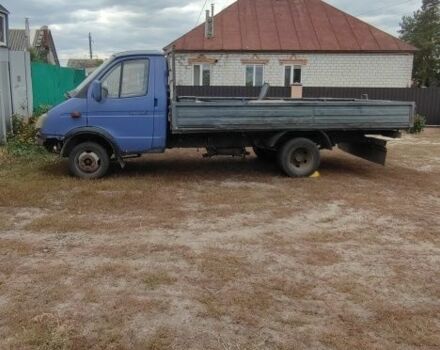 Синий ГАЗ 3221 Газель, объемом двигателя 2.5 л и пробегом 300 тыс. км за 619 $, фото 1 на Automoto.ua