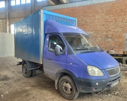 Синій ГАЗ 3221 Газель, об'ємом двигуна 2.9 л та пробігом 200 тис. км за 3200 $, фото 1 на Automoto.ua