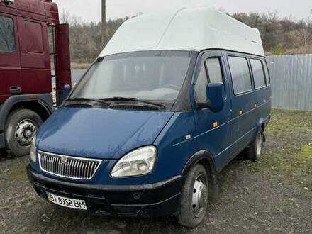 Синий ГАЗ 3221 Газель, объемом двигателя 2.46 л и пробегом 212 тыс. км за 2600 $, фото 1 на Automoto.ua