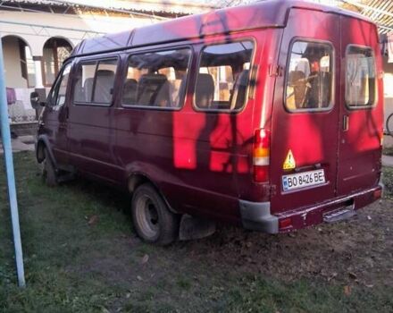 Красный ГАЗ 32213 Газель, объемом двигателя 2.3 л и пробегом 200 тыс. км за 2100 $, фото 1 на Automoto.ua
