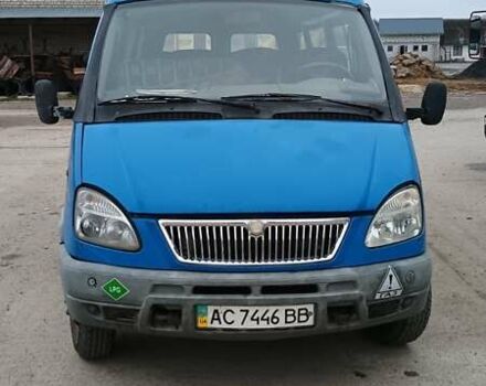Синий ГАЗ 32213 Газель, объемом двигателя 2.45 л и пробегом 730 тыс. км за 1000 $, фото 2 на Automoto.ua