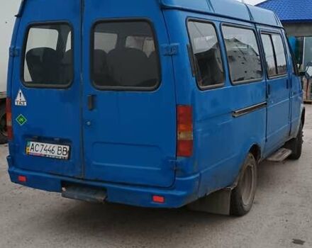 Синий ГАЗ 32213 Газель, объемом двигателя 2.45 л и пробегом 730 тыс. км за 1000 $, фото 1 на Automoto.ua
