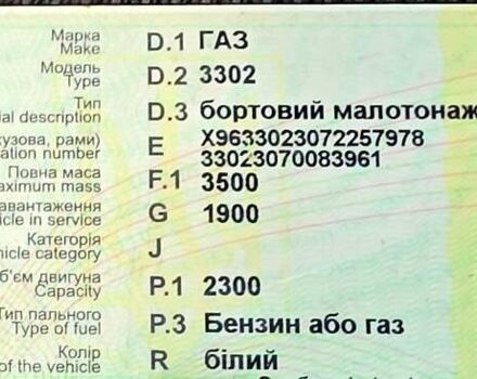 Белый ГАЗ 3302 ГАЗель, объемом двигателя 0 л и пробегом 369 тыс. км за 3500 $, фото 15 на Automoto.ua