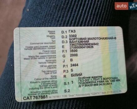 Белый ГАЗ 3302 ГАЗель, объемом двигателя 2.46 л и пробегом 50 тыс. км за 2500 $, фото 6 на Automoto.ua