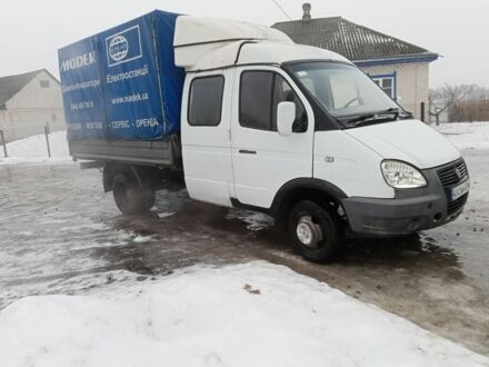 Белый ГАЗ 3302 ГАЗель, объемом двигателя 2.3 л и пробегом 200 тыс. км за 3200 $, фото 1 на Automoto.ua