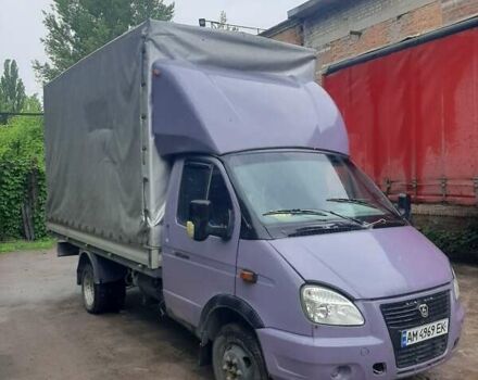 Фіолетовий ГАЗ 3302 ГАЗель, об'ємом двигуна 2.46 л та пробігом 300 тис. км за 4300 $, фото 1 на Automoto.ua