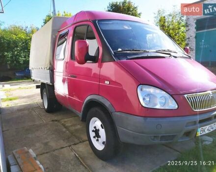 Червоний ГАЗ 3302 ГАЗель, об'ємом двигуна 2.28 л та пробігом 92 тис. км за 4100 $, фото 1 на Automoto.ua