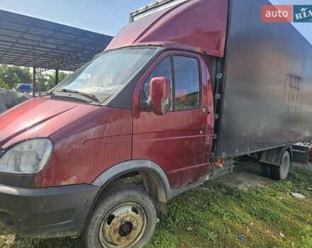 Червоний ГАЗ 3302 ГАЗель, об'ємом двигуна 2.89 л та пробігом 300 тис. км за 5500 $, фото 1 на Automoto.ua