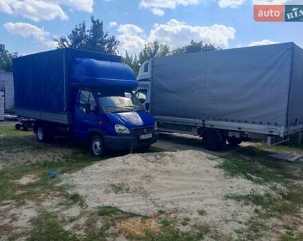 Синій ГАЗ 3302 ГАЗель, об'ємом двигуна 2.45 л та пробігом 600 тис. км за 3600 $, фото 1 на Automoto.ua