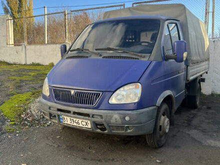 Синий ГАЗ 3302 ГАЗель, объемом двигателя 2.46 л и пробегом 350 тыс. км за 3100 $, фото 1 на Automoto.ua