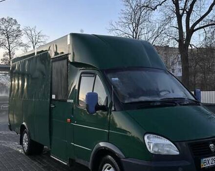 Зеленый ГАЗ 3302 ГАЗель, объемом двигателя 2.9 л и пробегом 400 тыс. км за 2600 $, фото 2 на Automoto.ua