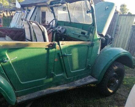 Зеленый ГАЗ 69, объемом двигателя 2.2 л и пробегом 20 тыс. км за 1100 $, фото 1 на Automoto.ua