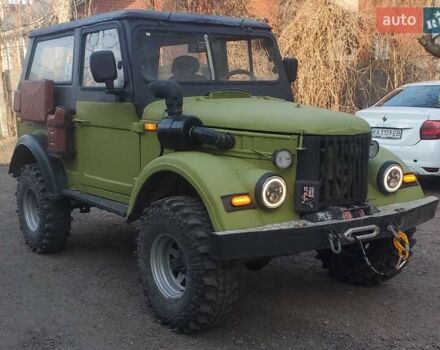 Зеленый ГАЗ 69, объемом двигателя 2.4 л и пробегом 200 тыс. км за 3799 $, фото 1 на Automoto.ua
