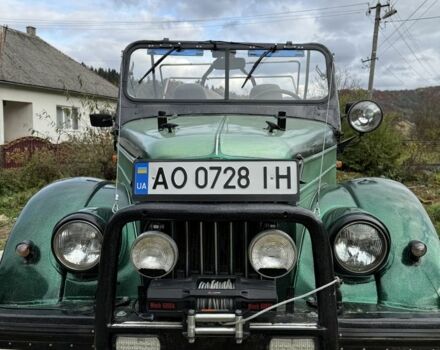 Зеленый ГАЗ 69, объемом двигателя 2.4 л и пробегом 1000 тыс. км за 5200 $, фото 1 на Automoto.ua