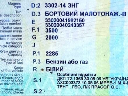 Белый ГАЗ Газель, объемом двигателя 2.3 л и пробегом 0 тыс. км за 2500 $, фото 1 на Automoto.ua