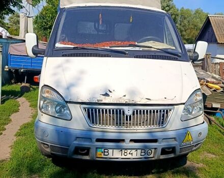 Белый ГАЗ Газель, объемом двигателя 2.5 л и пробегом 200 тыс. км за 3200 $, фото 1 на Automoto.ua