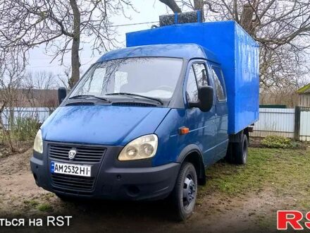 Синий ГАЗ Газель, объемом двигателя 2.5 л и пробегом 200 тыс. км за 3900 $, фото 1 на Automoto.ua