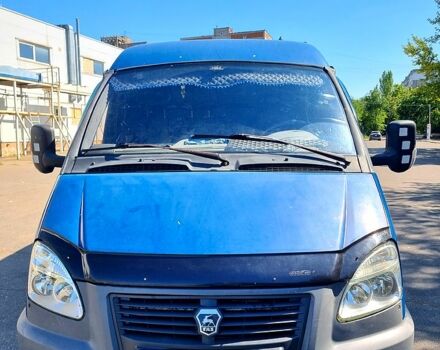 Синий ГАЗ Газель, объемом двигателя 2.5 л и пробегом 230 тыс. км за 4000 $, фото 1 на Automoto.ua