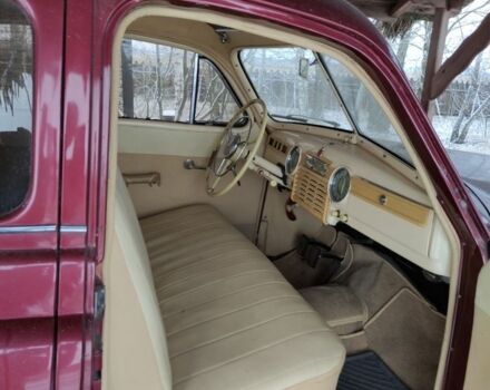 Красный ГАЗ M-20 Победа, объемом двигателя 2.1 л и пробегом 3 тыс. км за 8700 $, фото 5 на Automoto.ua