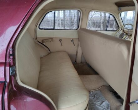 Красный ГАЗ M-20 Победа, объемом двигателя 2.1 л и пробегом 3 тыс. км за 8700 $, фото 4 на Automoto.ua