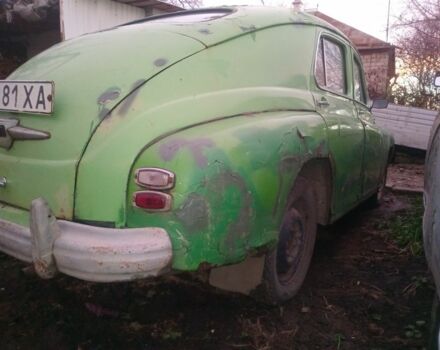 Зеленый ГАЗ M-20 Победа, объемом двигателя 0 л и пробегом 1 тыс. км за 700 $, фото 2 на Automoto.ua