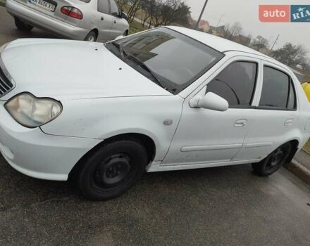 Белый Джили ЦК, объемом двигателя 1.5 л и пробегом 160 тыс. км за 2400 $, фото 1 на Automoto.ua