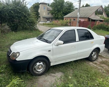 Белый Джили ЦК, объемом двигателя 1.5 л и пробегом 150 тыс. км за 1200 $, фото 1 на Automoto.ua
